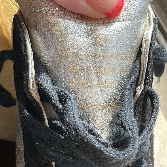 Golden Goose Superstar Silver Leather Sneakers Sz 38 / 7.5 US AUTHENTIC - Picture 11 of 11